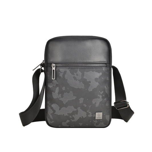 Wiwu Salem Serisi Sling Su Geçirmez Polyester Kumaş Çapraz Askılı Vücut Çantası Siyah