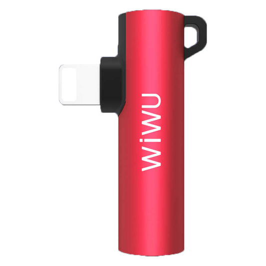 Wiwu ST03 Lightning Audio Adapter Red