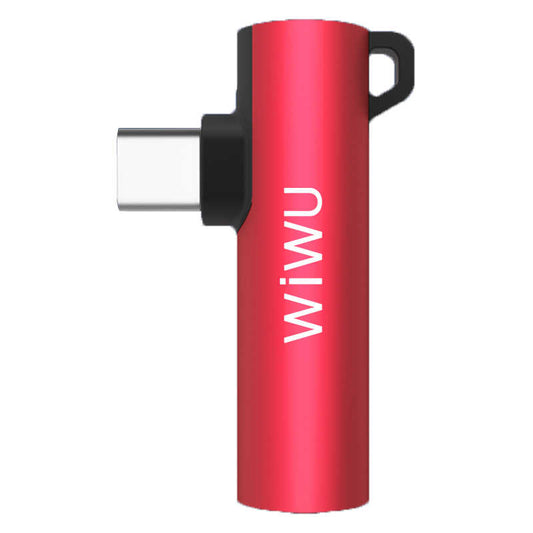 Wiwu ST05 Type-C Audio Adapter Red