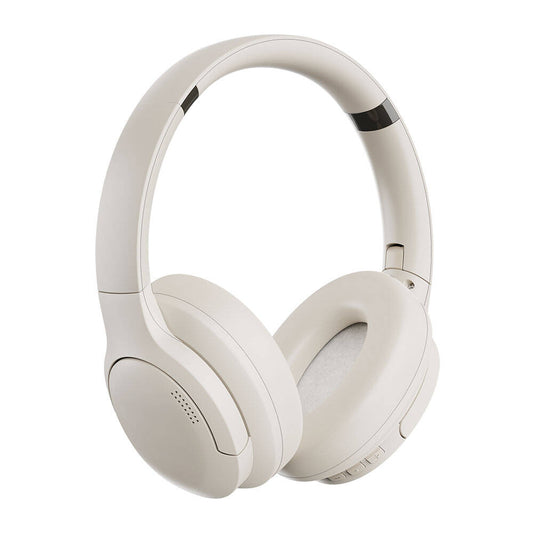 Wiwu TD-02 Sound Cool Serisi Katlanabilir Kulak Üstü Bluetooth Kulaklık Krem
