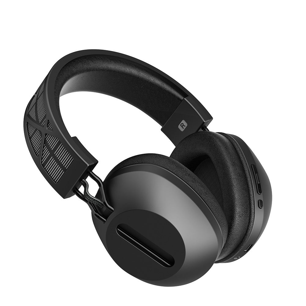 Wiwu TD-06 Solar Powered ANC Dual Device Support Adjustable Over-Ear Bluetooth v5.3 Headphones Gray-Green