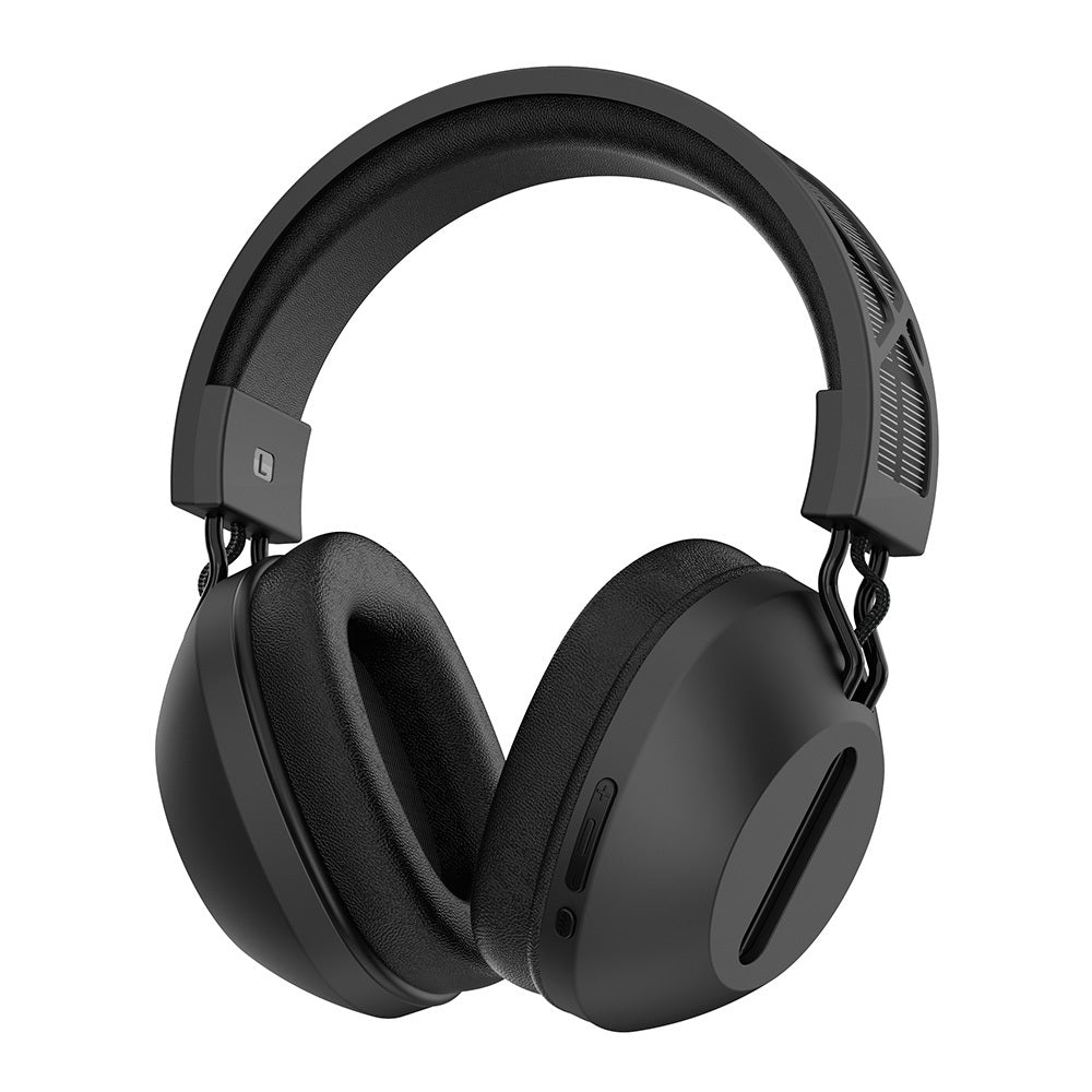 Wiwu TD-06 Solar Powered ANC Dual Device Support Adjustable Over-Ear Bluetooth v5.3 Headphones Black