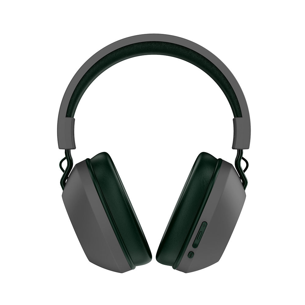 Wiwu TD-06 Solar Powered ANC Dual Device Support Adjustable Over-Ear Bluetooth v5.3 Headphones Gray-Green