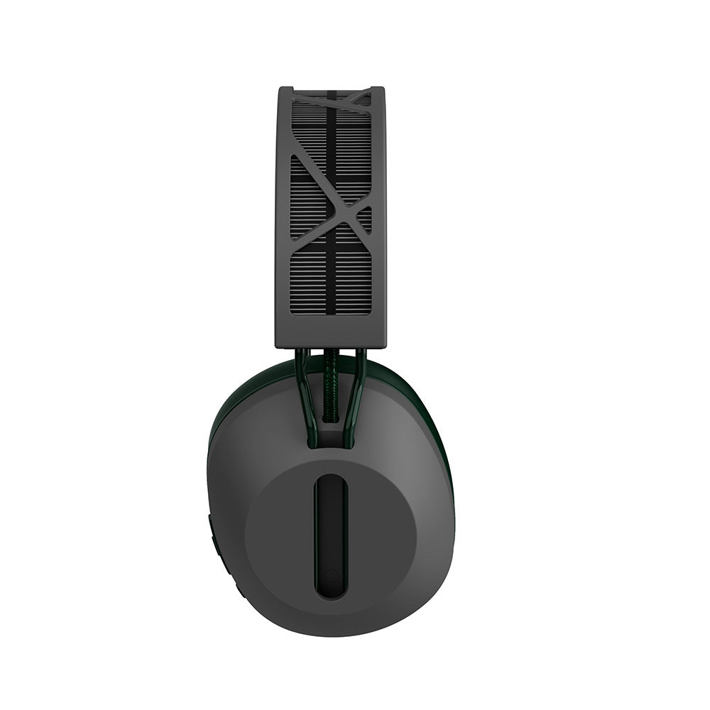 Wiwu TD-06 Solar Powered ANC Dual Device Support Adjustable Over-Ear Bluetooth v5.3 Headphones Gray-Green