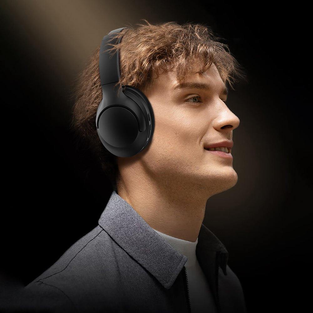 Wiwu TD-08 Elite Series Adjustable Pure Bass Hi-Fi Over-Ear Bluetooth Headphones v5.3 White