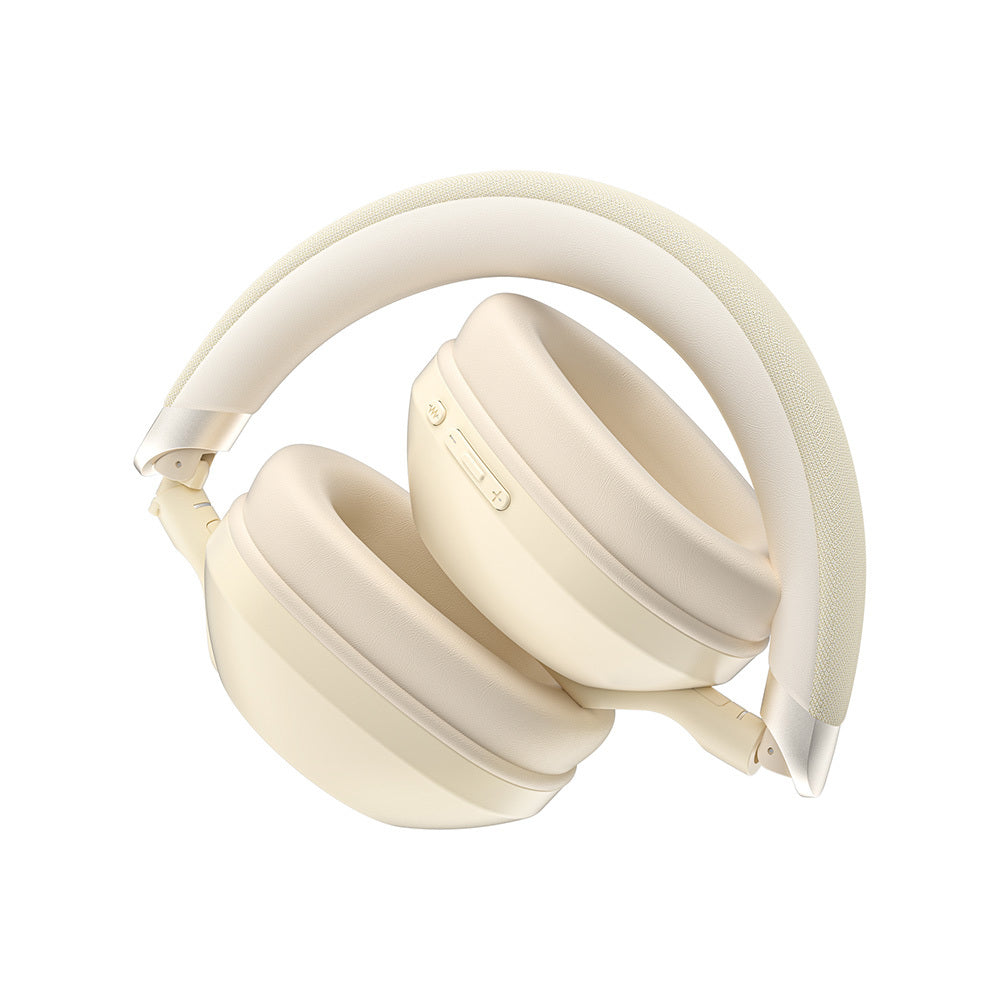 Wiwu TD-09 Solar Powered ANC Foldable Adjustable Over-Ear v5.3 Bluetooth Headphones White