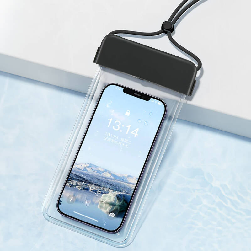Wiwu Universal Waterproof Case Aqua Waterproof Max 6.9 inch IPX8 Certified Black