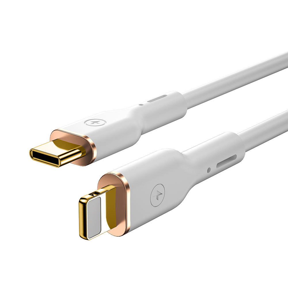 Wiwu Vigor YQ-01 Type-C to Lightning Flexible PD Data Cable 27W 480Mbps 1.2M Black