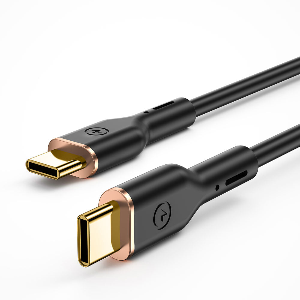 Wiwu Vigor YQ-02 Type-C to Type-C Flexible PD Data Cable 100W 480Mbps 1.2M White
