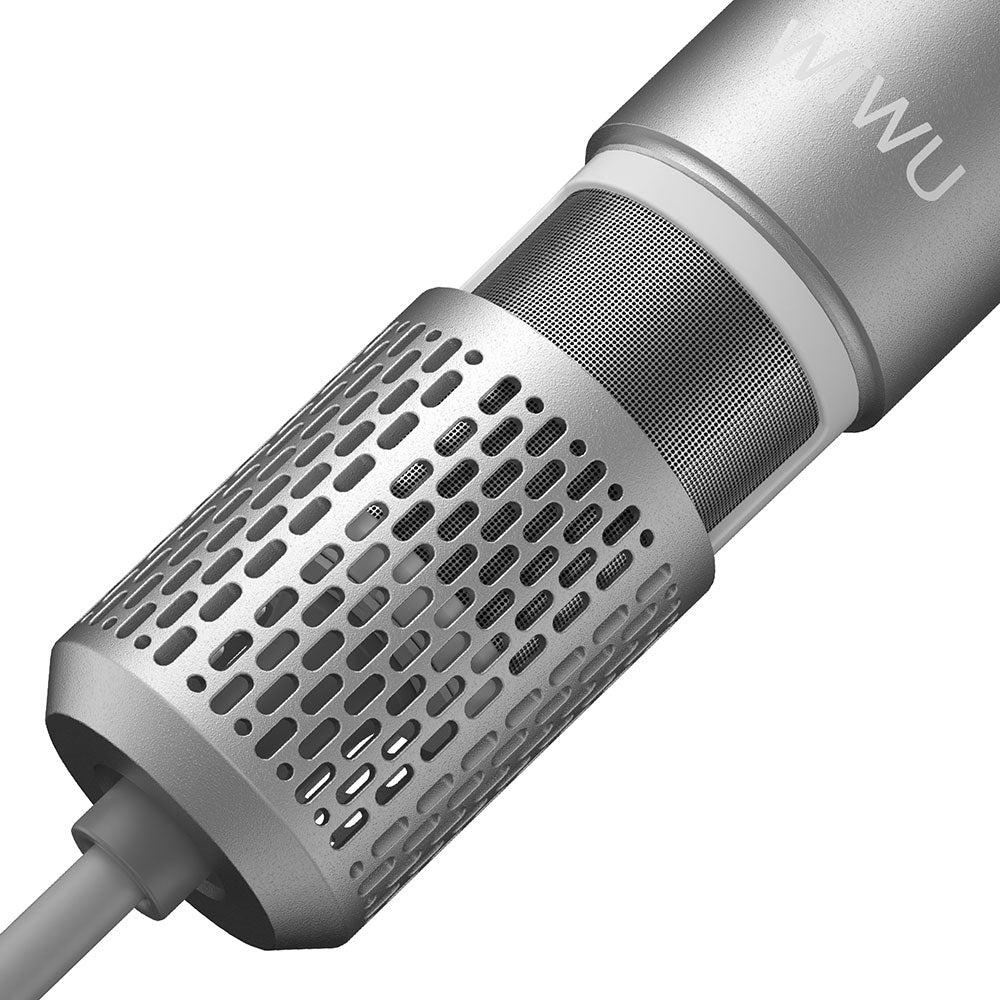 Wiwu Wi-520 Hypersonic Hair Dryer Blow Dryer Ion Technology Temperature LED Light 1600W Gray