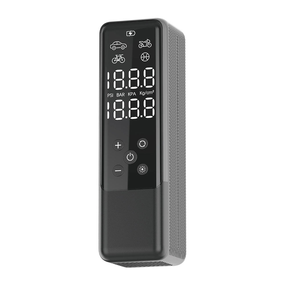 Wiwu Wi-Ai001 Auto Vehicle Tire Inflator Pump Multi-Mode Digital Display Car Air Compressor Black