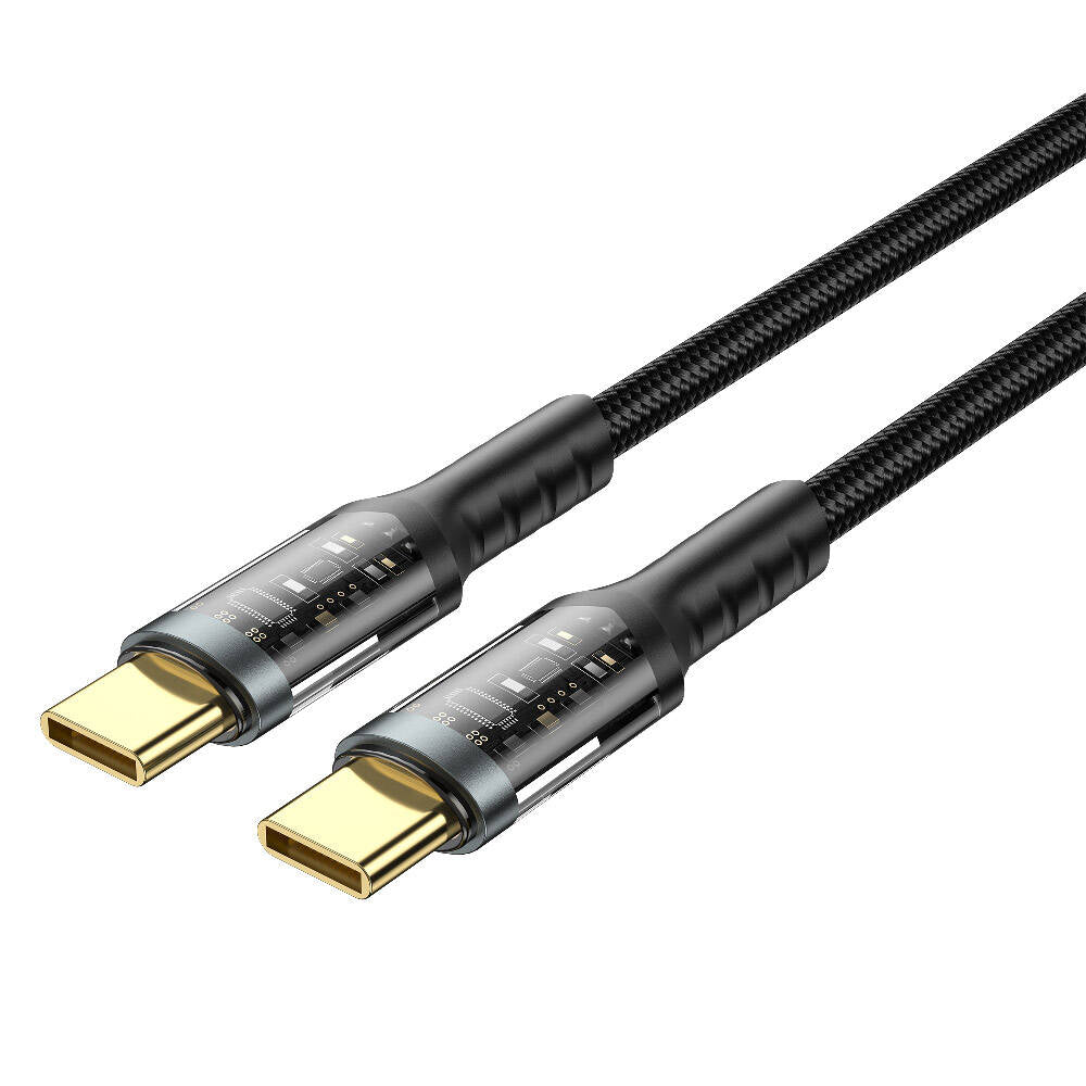 Wiwu Wi-C016 Geek Series Type-C to Type-C PD Data Cable 100W 1.2 Meters Black