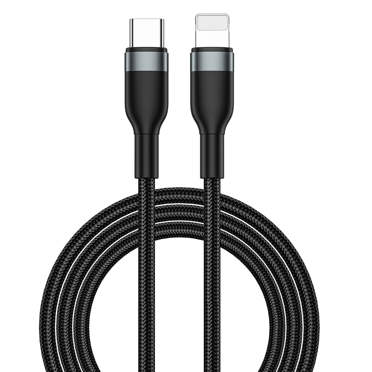 Wiwu WI-C017 Concise Series Type-C to Lightning PD Data Cable 30W 2 Meters Black