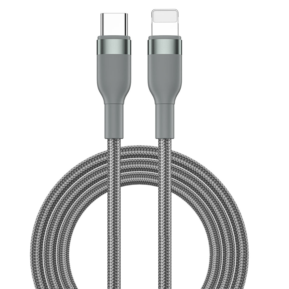 Wiwu WI-C017 Concise Series Type-C to Lightning PD Data Cable 30W 2 Meters Gray