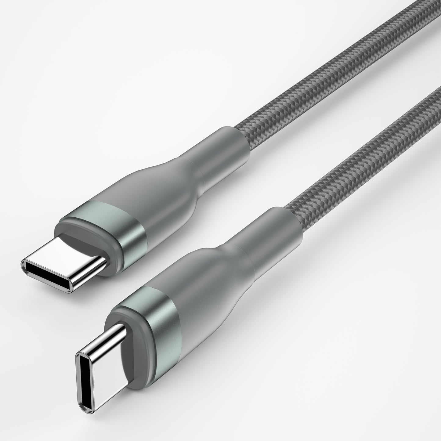 Wiwu Wi-C017 Concise Series Type-C to Type-C PD Data Cable 100W 2M Gray