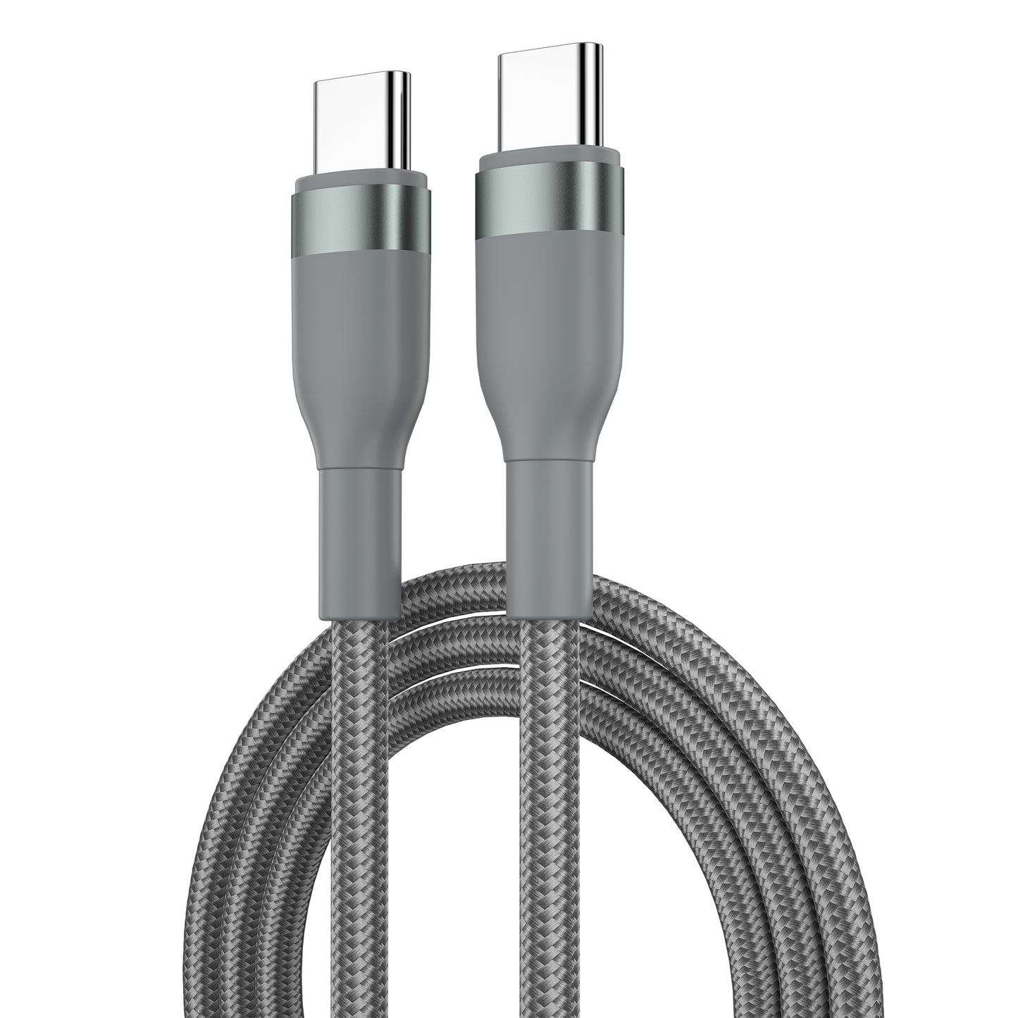 Wiwu Wi-C017 Concise Series Type-C to Type-C PD Data Cable 100W 2M Gray