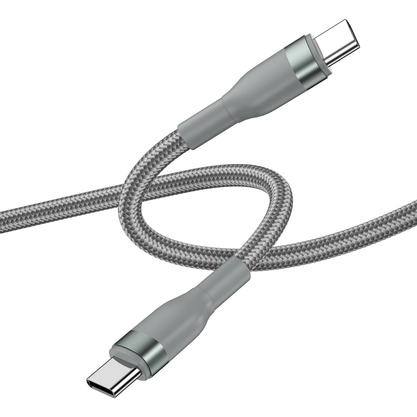 Wiwu Wi-C017 Concise Series Type-C to Type-C PD Data Cable 100W 2M Gray