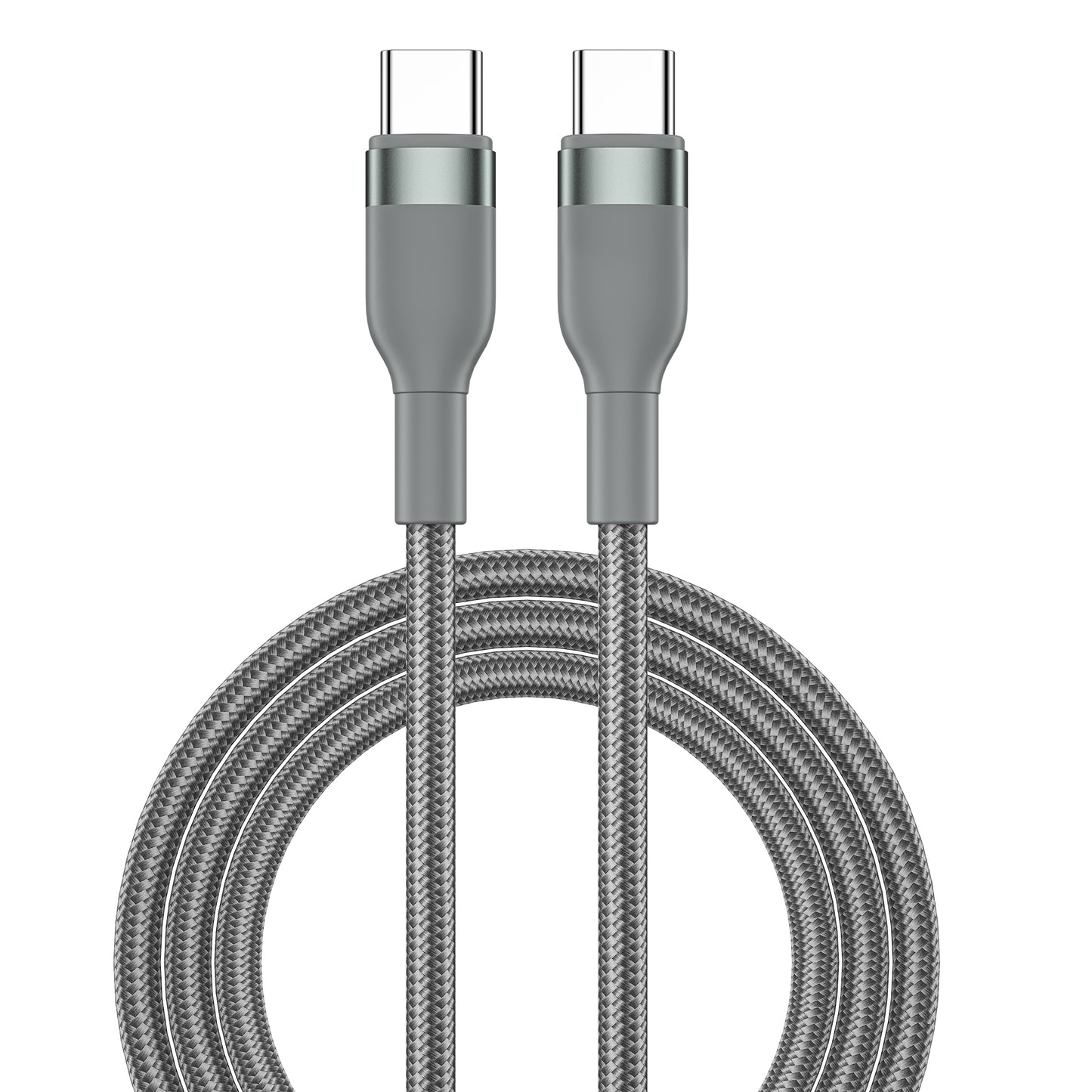 Wiwu Wi-C017 Concise Series Type-C to Type-C PD Data Cable 100W 2M Gray