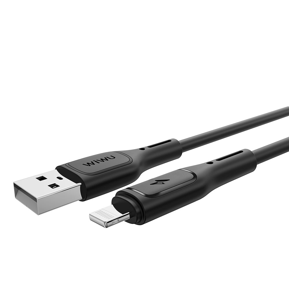 Wiwu Wi-C042E Starlink Series USB-A to Lightning Fast Charging Data and Charging Cable 2.4A 1M Black