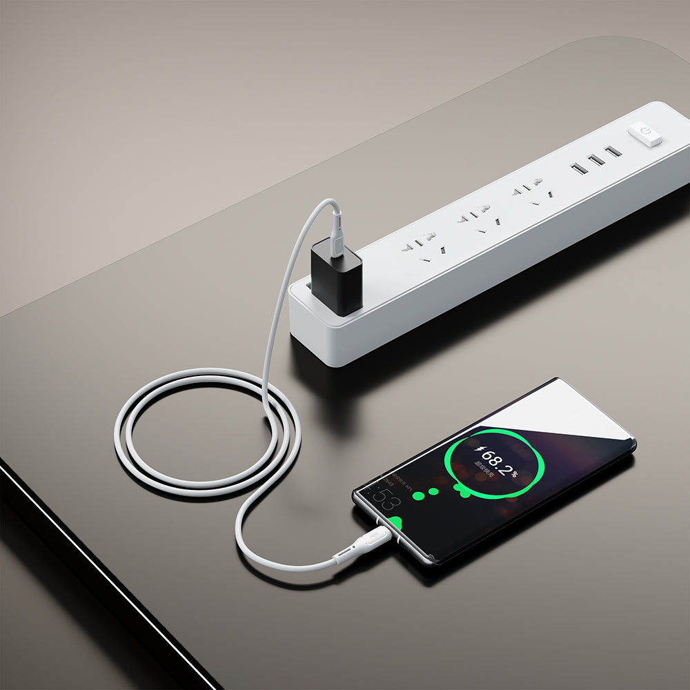 Wiwu Wi-C043E Starlink Series Type-C to Type-C Fast Charging Data and Charging Cable 60W 1M White