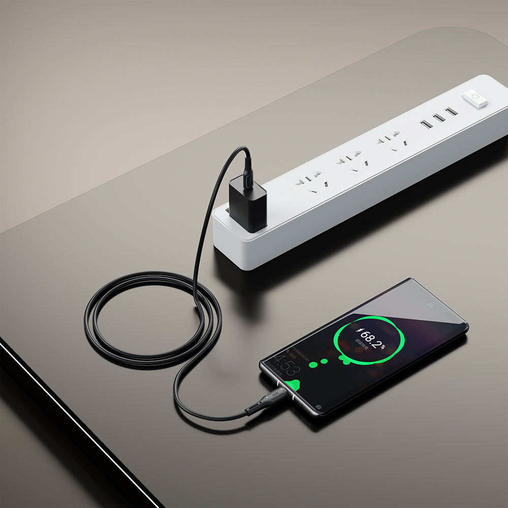 Wiwu Wi-C043E Starlink Series Type-C to Type-C Fast Charging Data and Charging Cable 60W 1M Black