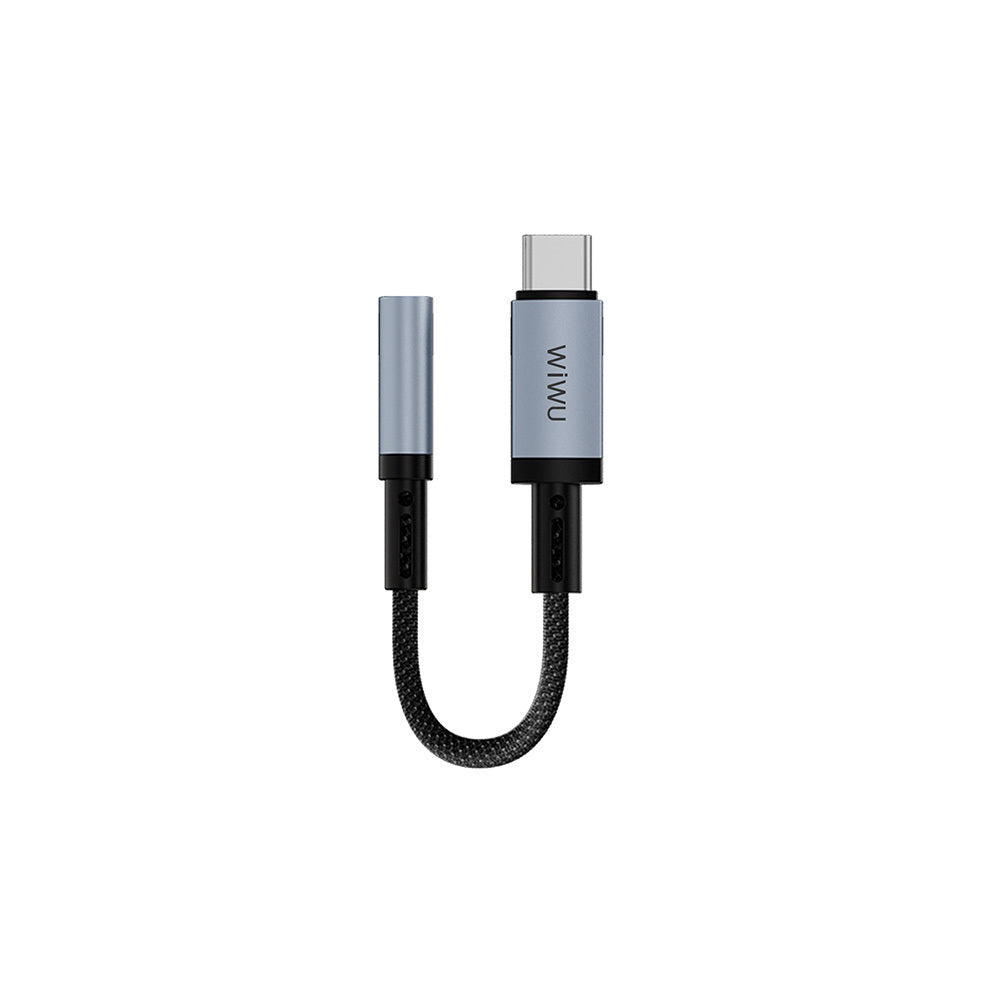 Wiwu Wi-C047 Legend Series Type-C to 3.5mm Aux Converter Audio Adapter Black