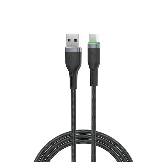 Wiwu Wi-C067 Orginlink Serisi LED Göstergeli USB-A to Type-C Hızlı Şarj Özellikli Data ve Şarj Kablosu 1M