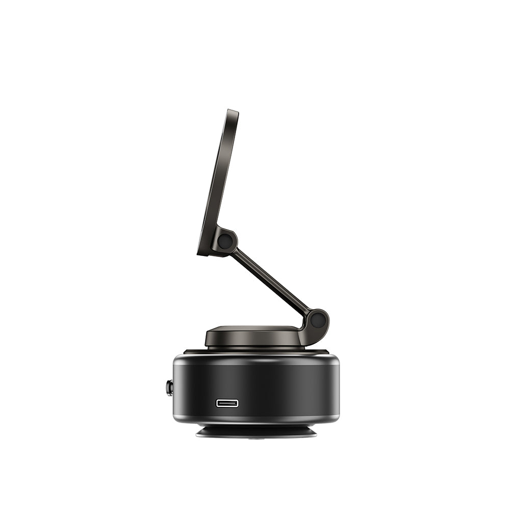 Wiwu Wi-CH056 Type-C Port Electric Vacuum Magnetic Phone Holder Black