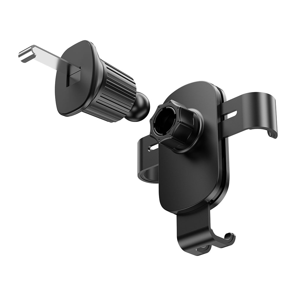 Wiwu Wi-CH058 Gentleman 360 Degree Rotating Anti-Shake Car Phone Holder Black
