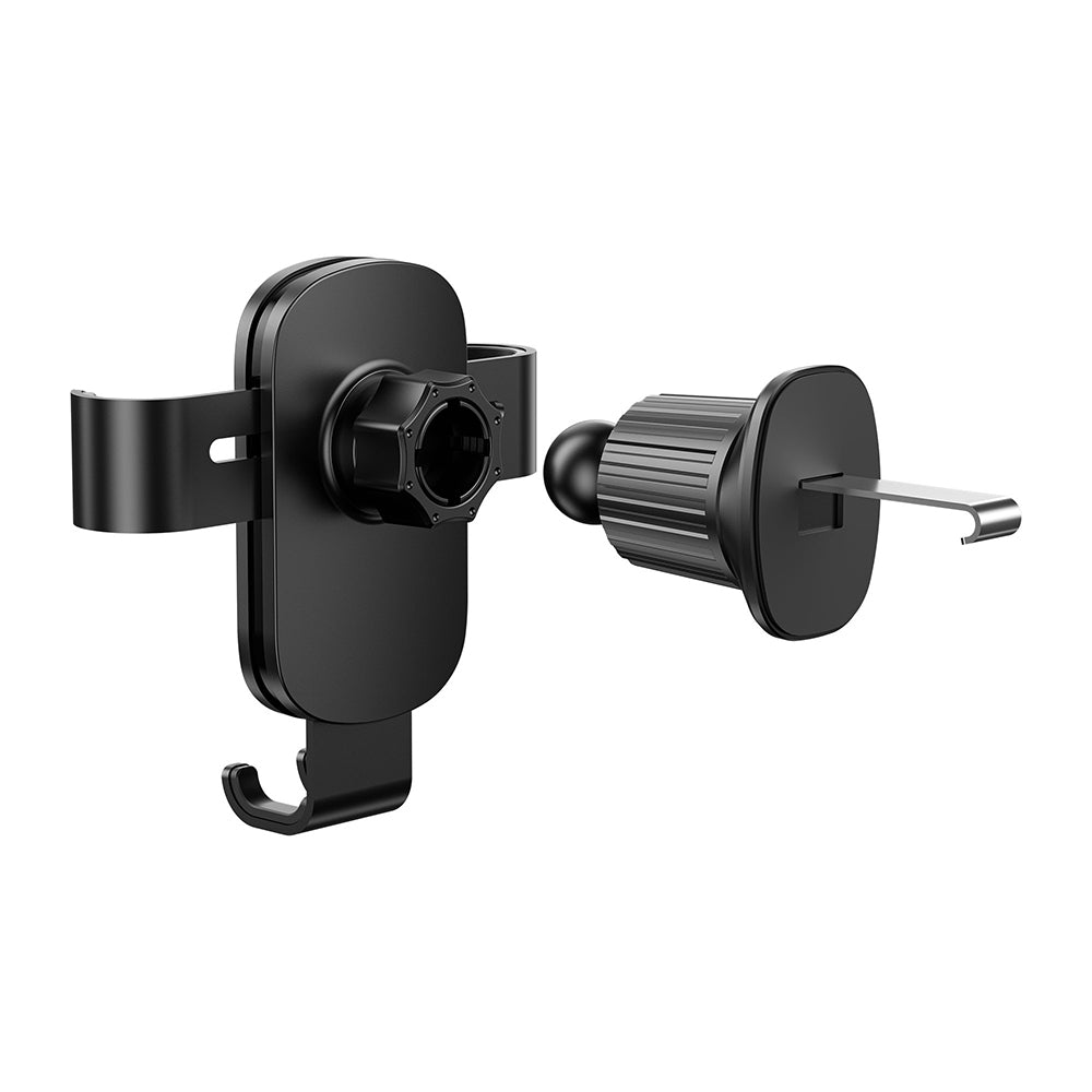 Wiwu Wi-CH058 Gentleman 360 Degree Rotating Anti-Shake Car Phone Holder Black