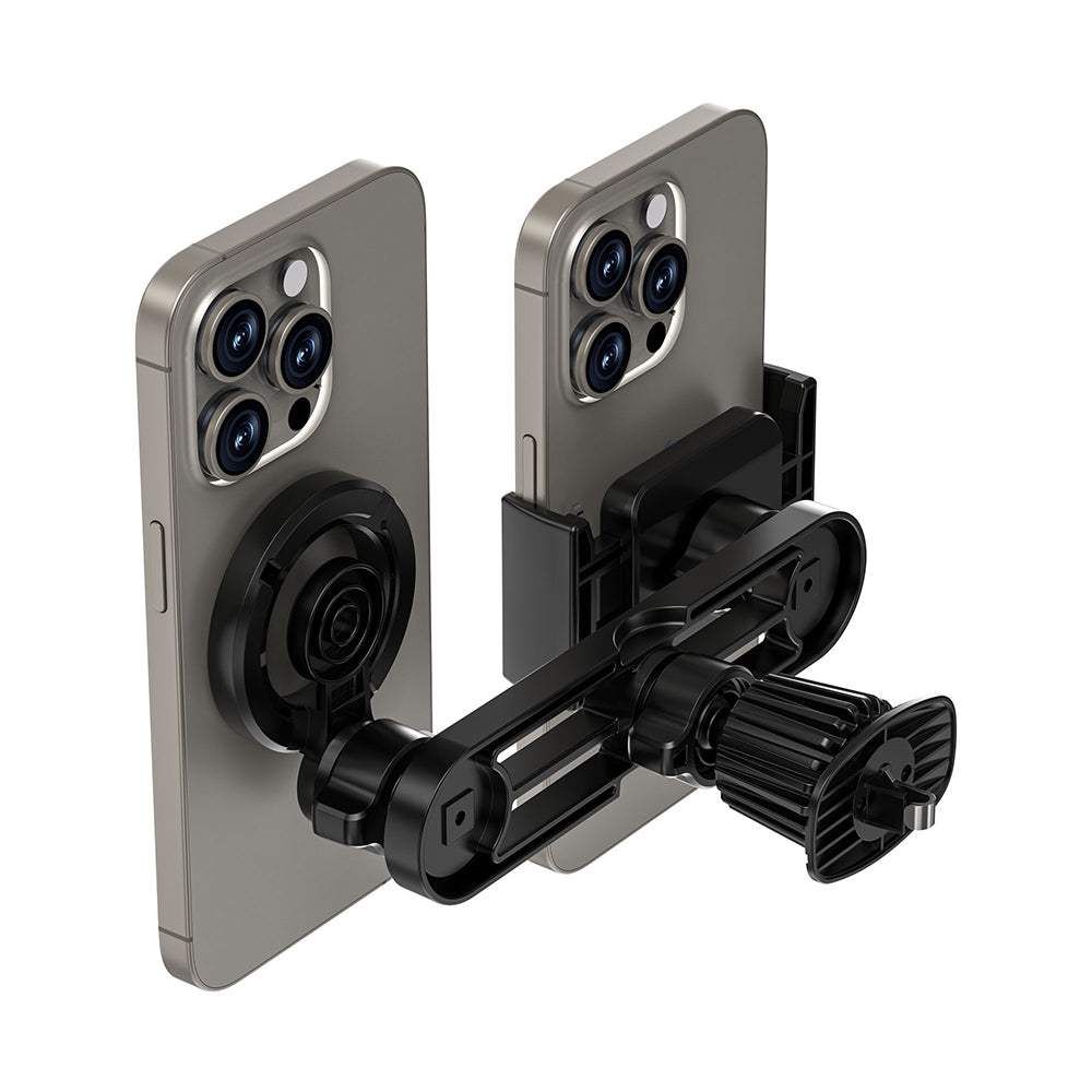 Wiwu Wi-CH060 Gentleman Series 360 Degree Rotating 2in1 Car Phone Holder Black
