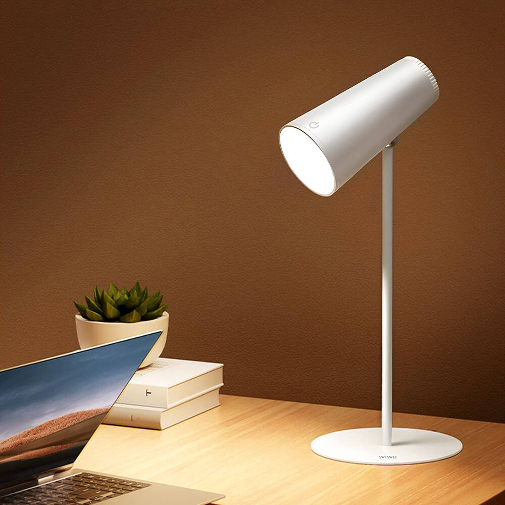 Wiwu Wi-D8 4in1 Smart Magnetic Moving Head Lamp Adjustable Light Multifunctional Table Lamp White