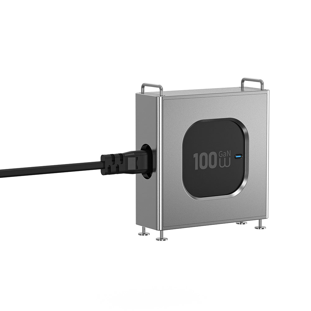 Wiwu Wi-G013 Warrior Serisi GaN Tech Hızlı Şarj Özellikli Şarj Başlığı 100W Siyah