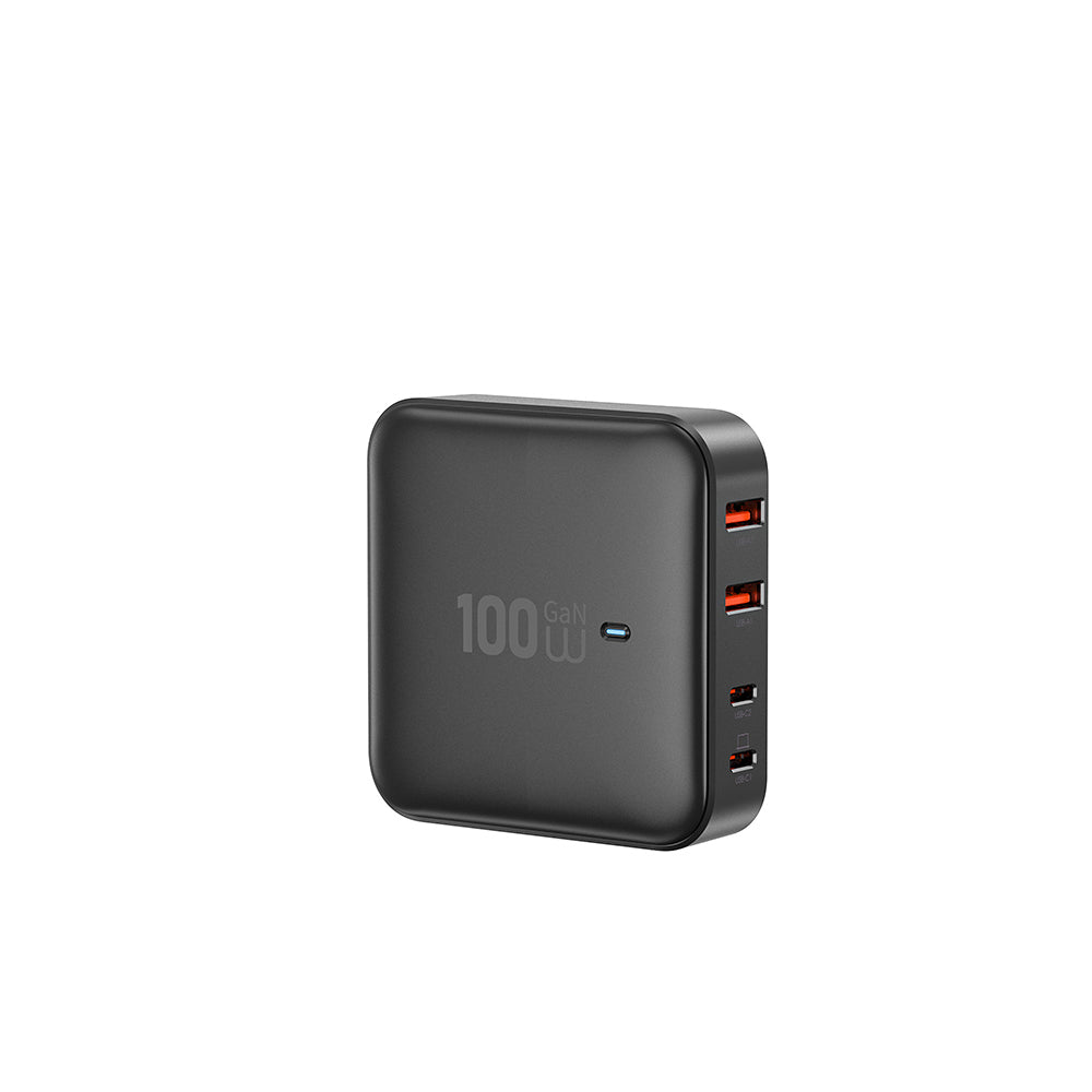 Wiwu Wi-G013 Warrior Serisi GaN Tech Hızlı Şarj Özellikli Şarj Başlığı 100W Siyah