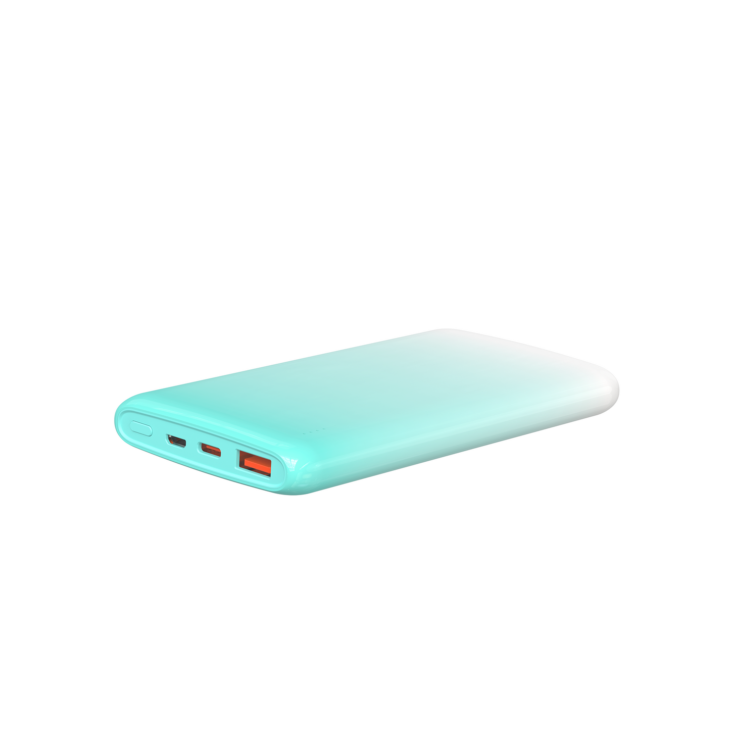 Wiwu Wi-P008 Rainbow LED Işıklı Göstergeli Renkli Taşınabilir Powerbank PD 22.5W 10000mAh Mor