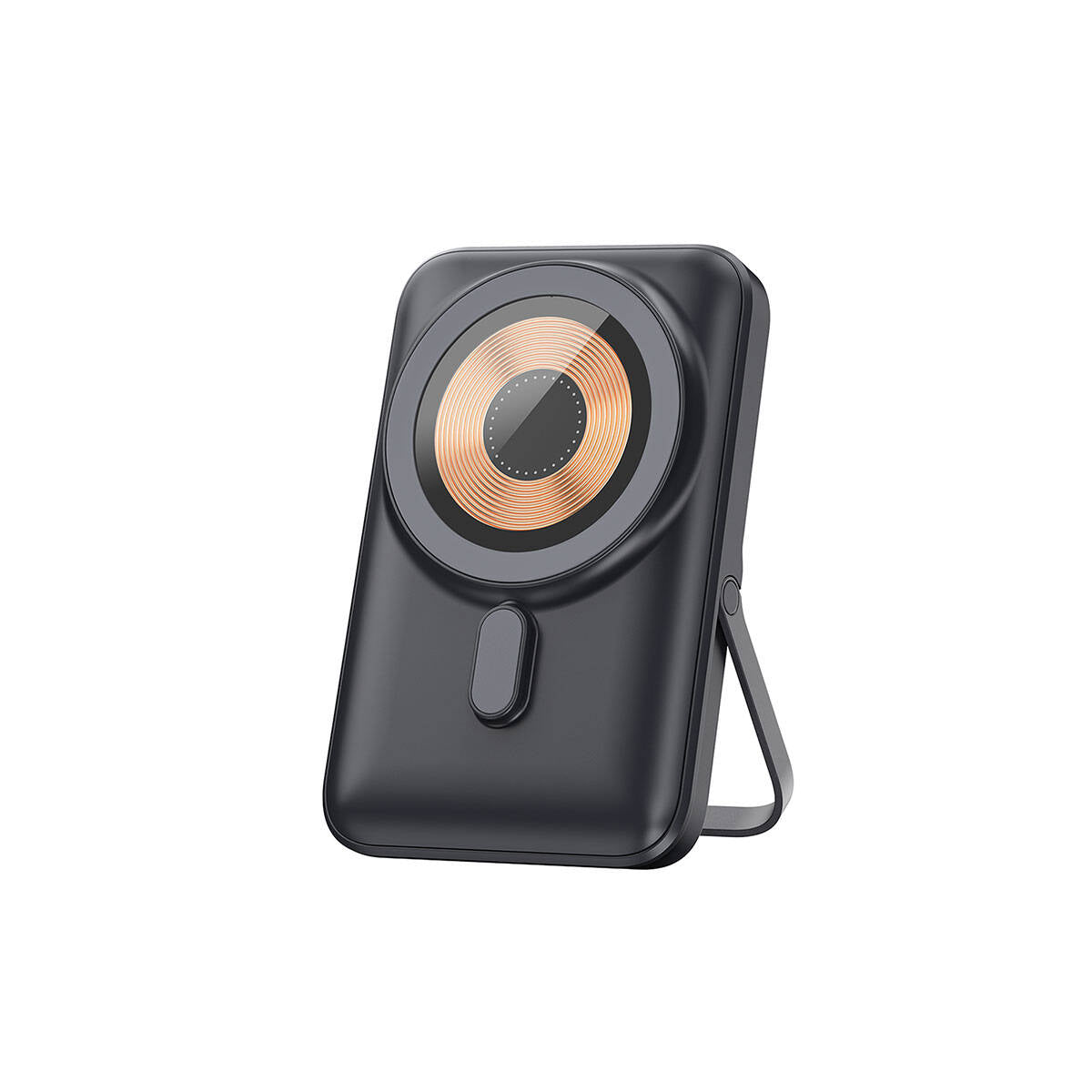 Wiwu Wi-P009 LED Display Stand Wireless Charging Portable Power Bank 10000mAh 20W Black