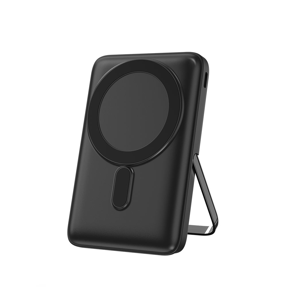 Wiwu Wi-P011 Gentleman Series Wireless Power Bank with LED Light Display Stand 10,000mAh 15W White