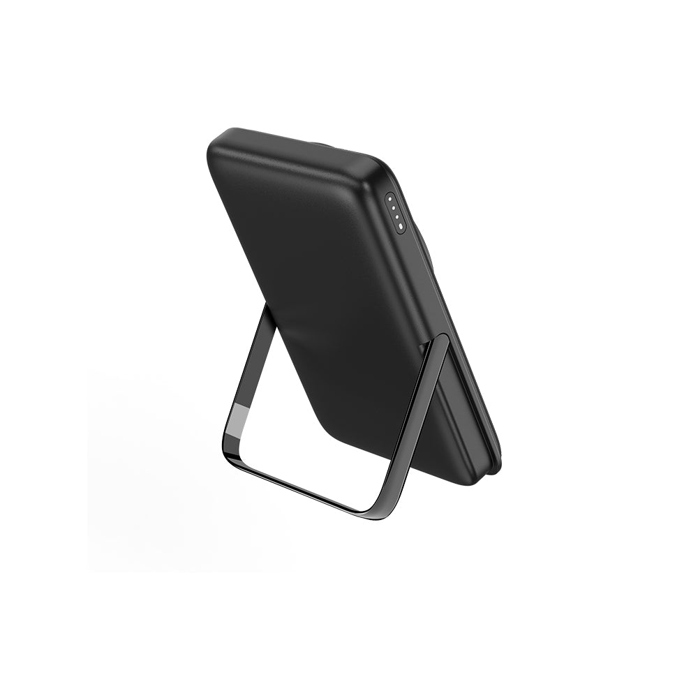 Wiwu Wi-P011 Gentleman Series Wireless Power Bank with LED Light Display Stand 10,000mAh 15W White