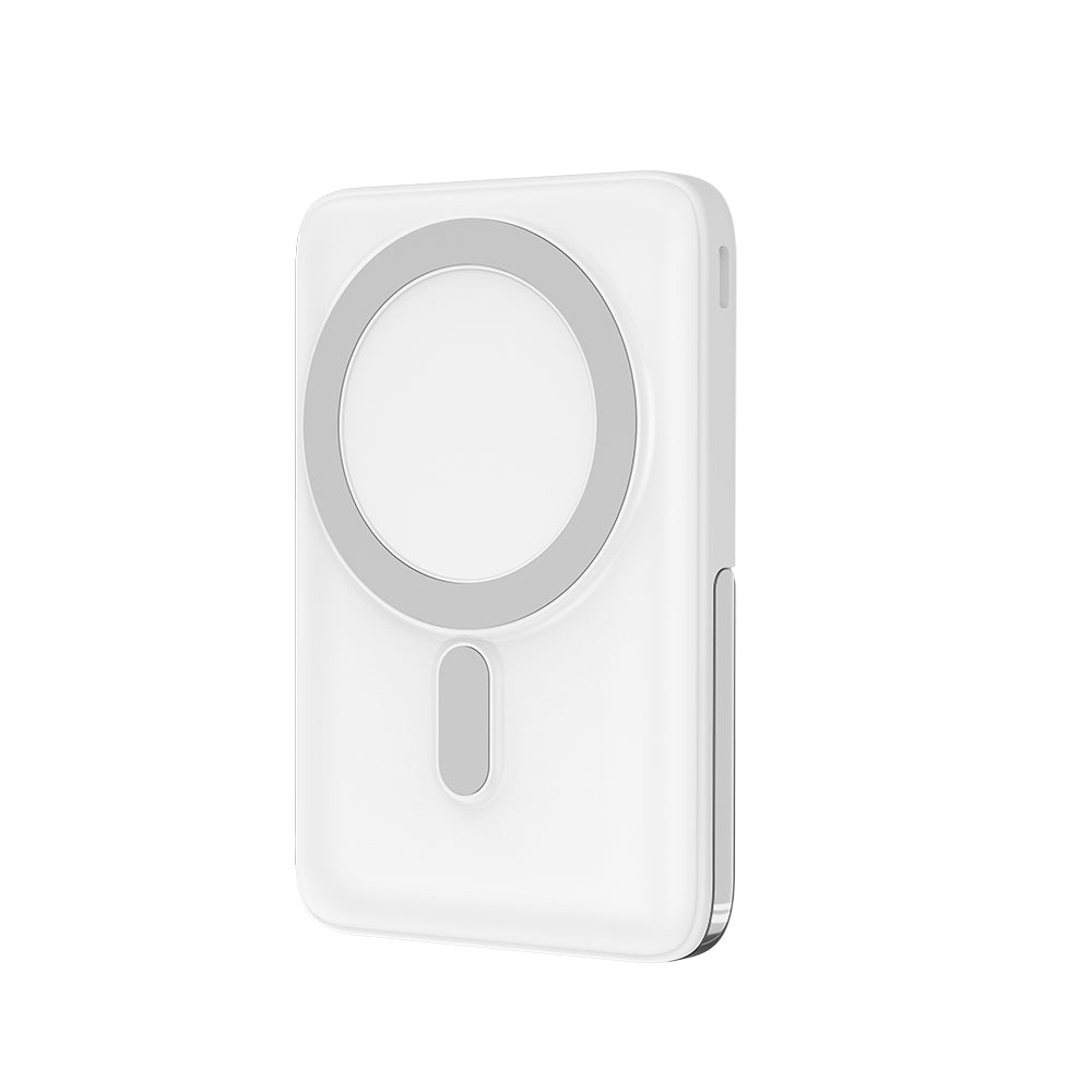 Wiwu Wi-P011 Gentleman Series Wireless Power Bank with LED Light Display Stand 10,000mAh 15W White