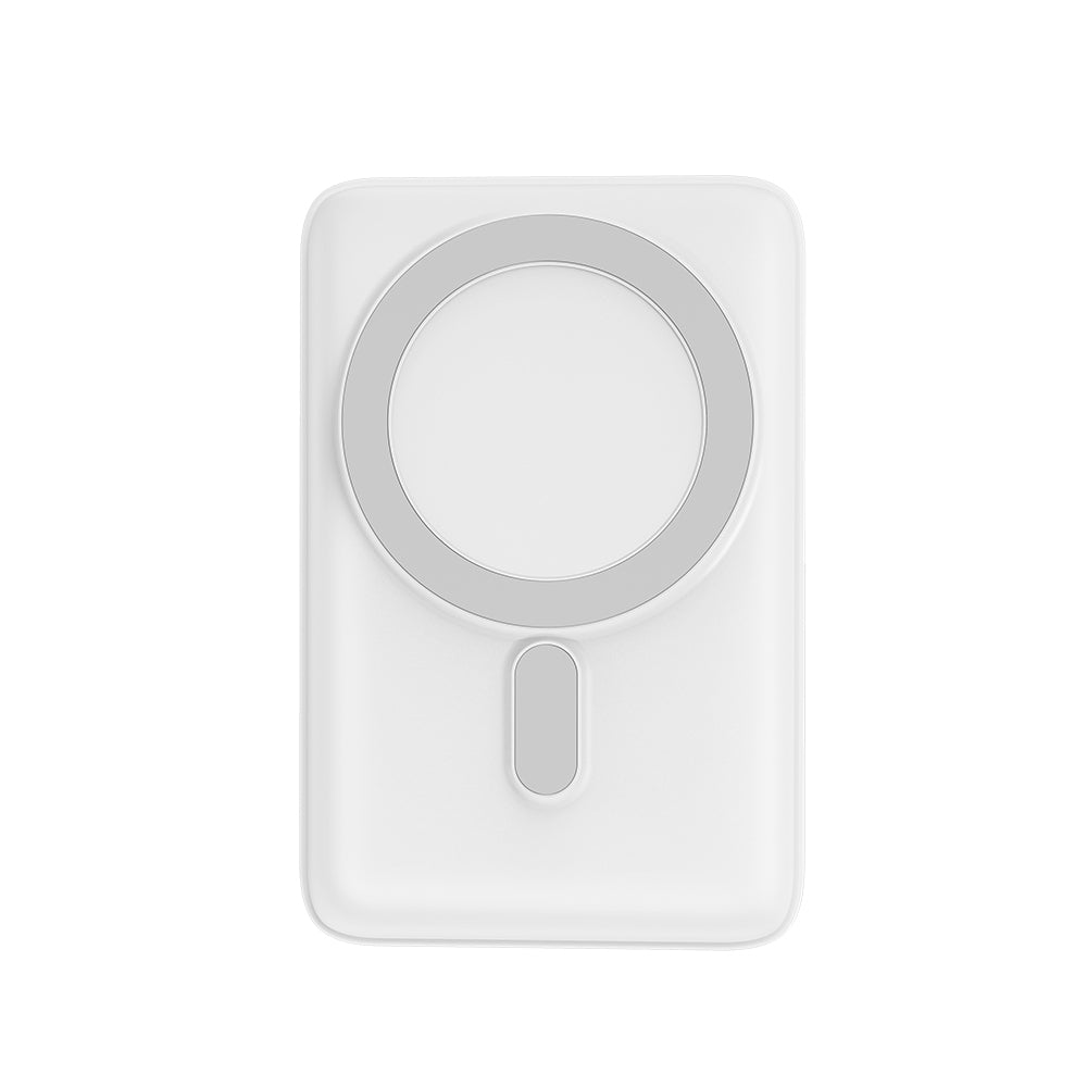 Wiwu Wi-P011 Gentleman Series Wireless Power Bank with LED Light Display Stand 10,000mAh 15W White