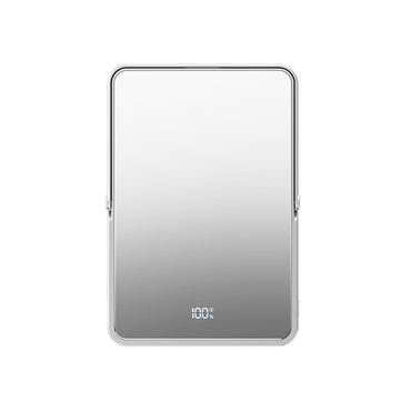 Wiwu Wi-P034 Dijital LED Göstergeli Standlı Kablosuz Powerbank 5000mAh 15W Gümüş