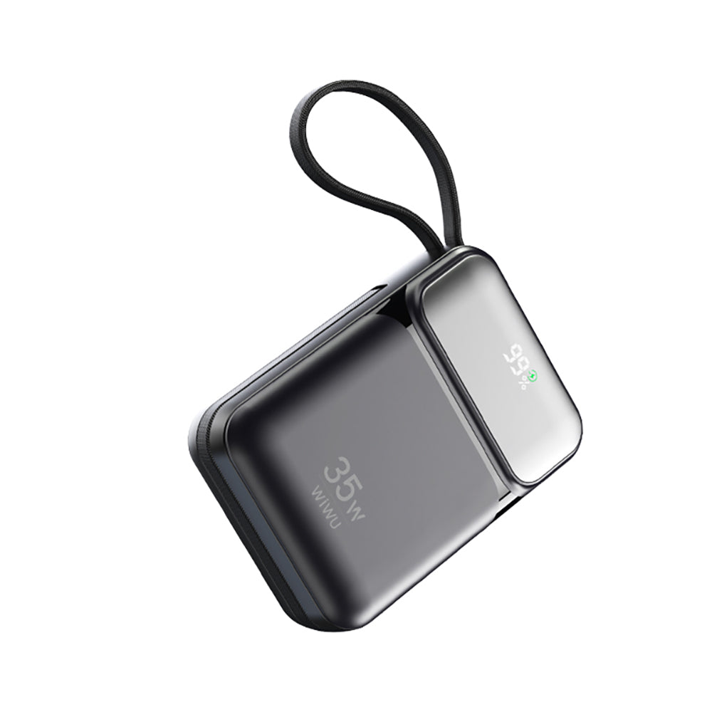 Wiwu Wi-P052 Galaxy Serisi Type-C Lightning Çıkışlı Taşınabilir Powerbank PD 35W 10000mAh Beyaz