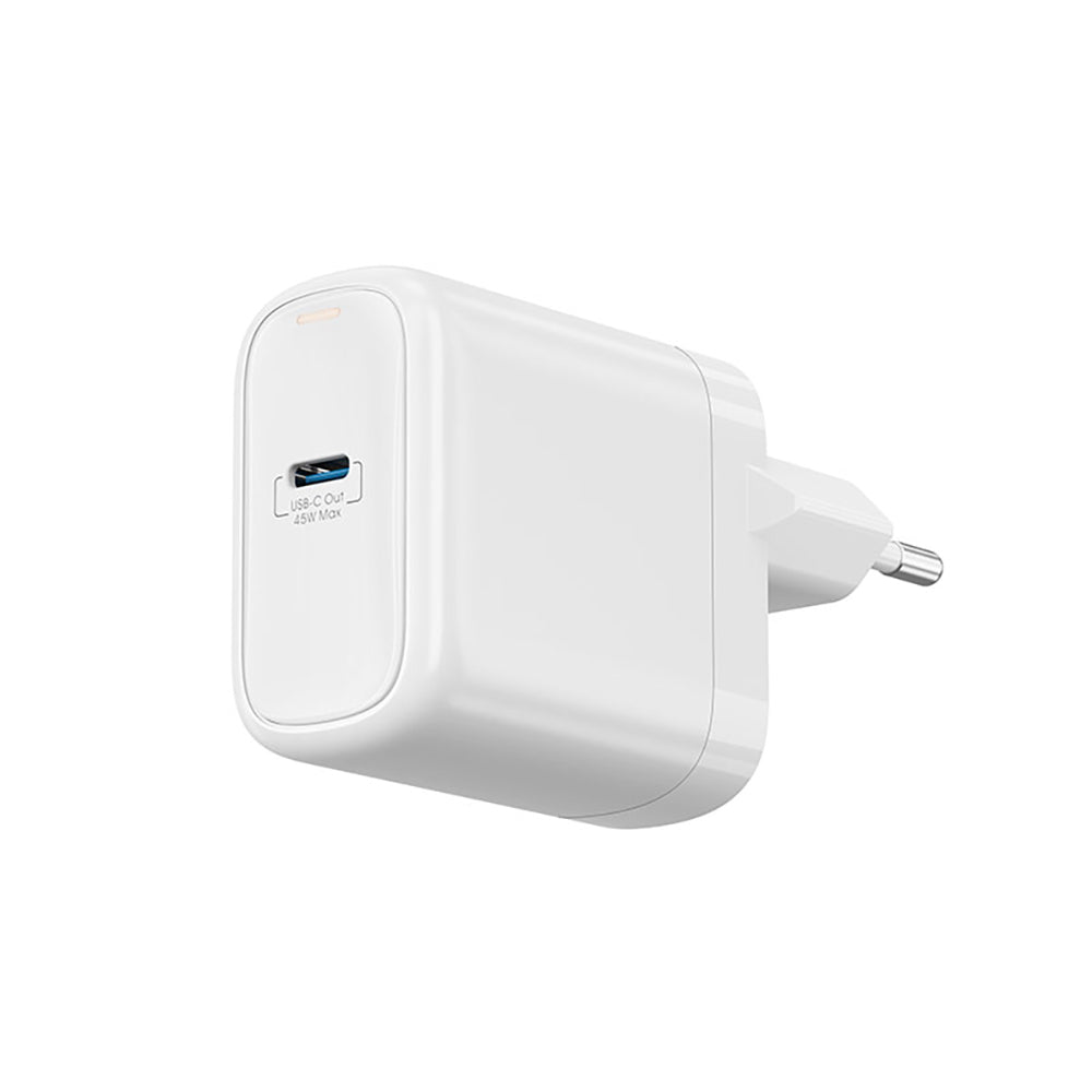 Wiwu Wi-U035 GaN Tech PD Fast Charging QC 3.0 Charging Head 45W White