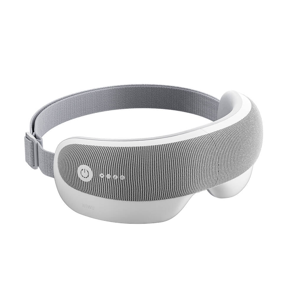 Wiwu Wi-YD001 180° Foldable Hot Compress Bluetooth and Audio Streaming Smart Eye Massage Device Gray