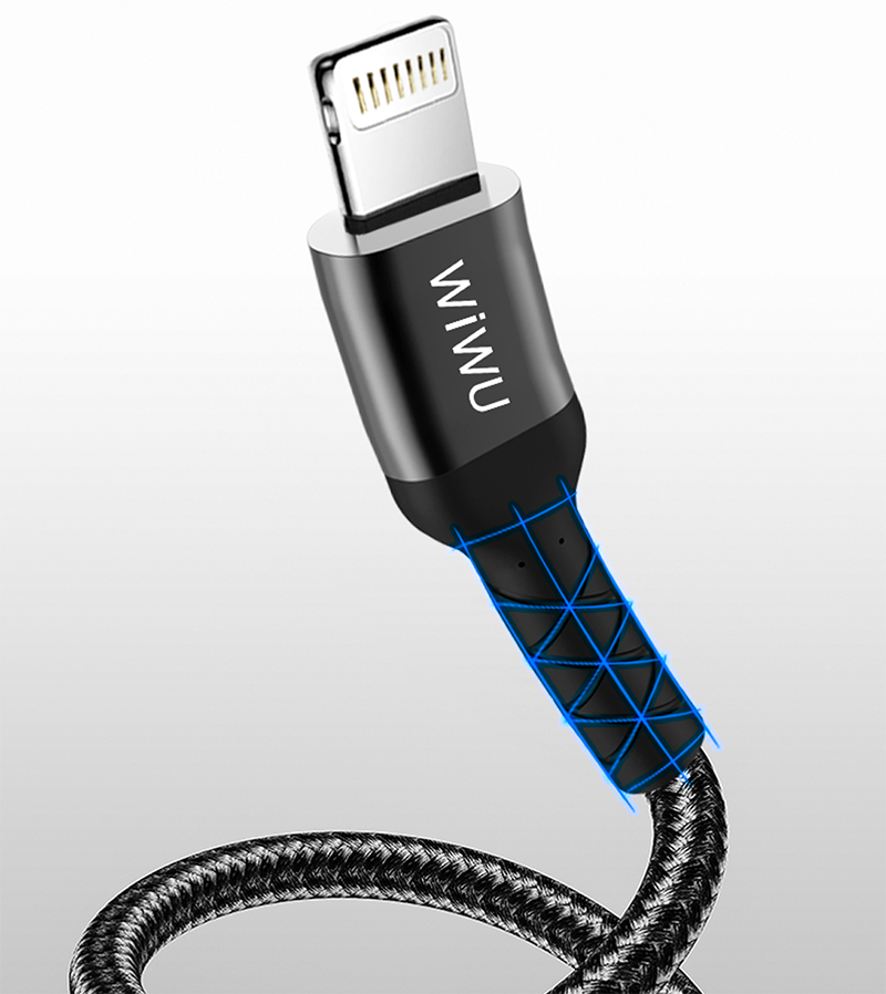 Wiwu WP101 MFI Type-c to Lightning Cable Gray