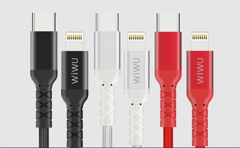 Wiwu WP101 MFI Type-c to Lightning Cable Gray