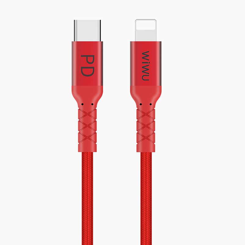 Wiwu WP101 MFI Type-c to Lightning Cable Red