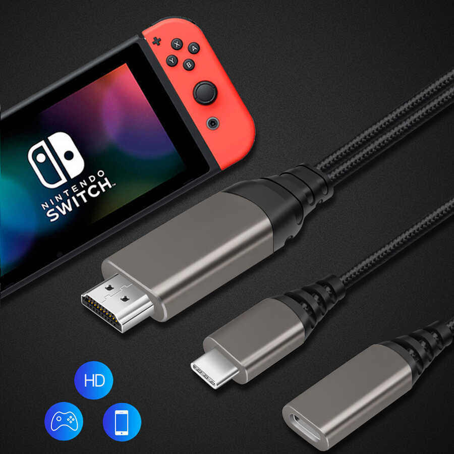 Wiwu X10 Type-C to HDMI Cable Gray