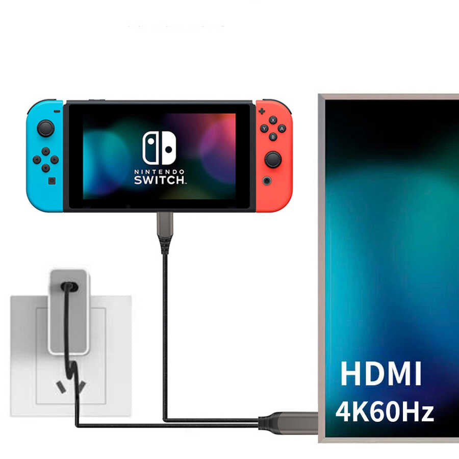 Wiwu X10 Type-C to HDMI Cable Gray