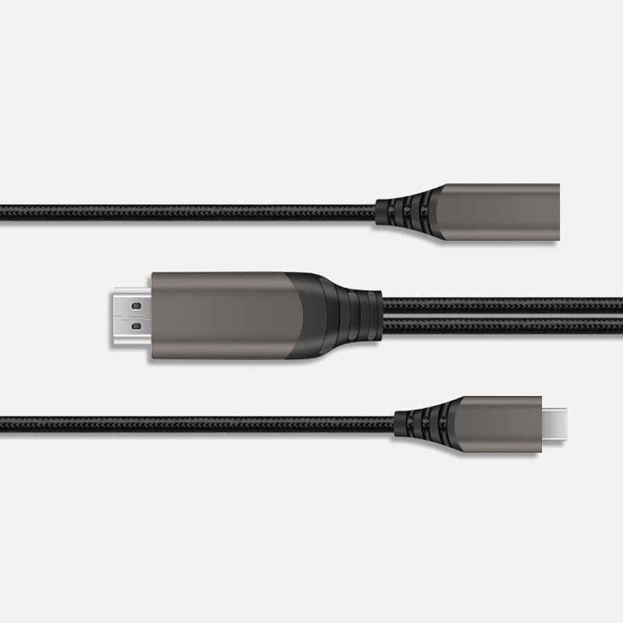 Wiwu X10 Type-C to HDMI Cable Gray